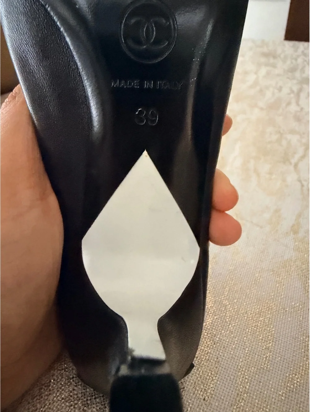 CHANEL authentic calfskin